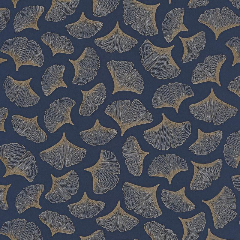 Papier peint Ginkgo marine - PORTFOLIO - Casamance - 73970427