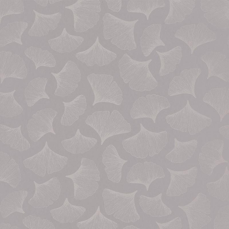 Papier peint Ginkgo gris éléphant - PORTFOLIO - Casamance - 73970223