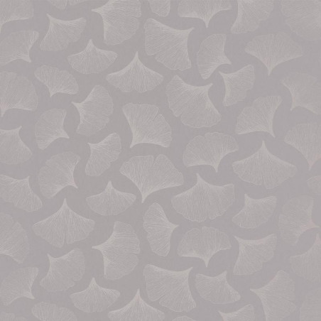 Papier peint Ginkgo gris éléphant - PORTFOLIO - Casamance - 73970223