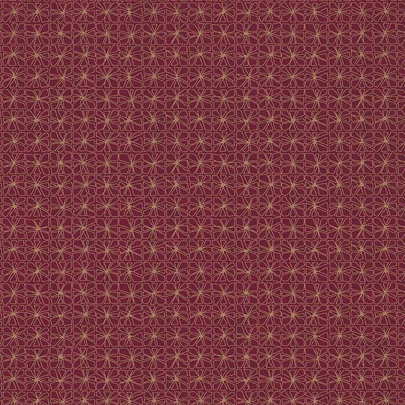 Papier peint Graphite bordeaux - PORTFOLIO - Casamance - 73980764