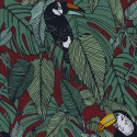 Papier peint Toucan bordeaux - PORTFOLIO - Casamance - 73950337