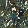 Papier peint intissé TOUCAN vert mousse - Collection PORTFOLIO - CASAMANCE
