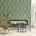 Papier peint intissé TOUCAN vert mousse - Collection PORTFOLIO - CASAMANCE