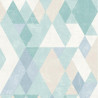 Papier peint vinyle Losanges bleus - HEXAGONE - UGEPA