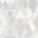 Papier peint Losanges beige - HEXAGONE - Ugepa - L59807