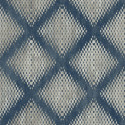 Papier peint Géométrique Métallisé bleu - HEXAGONE - Ugepa - L60001