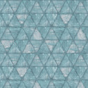 Papier peint vinyle Triangles bleus - HEXAGONE - UGEPA