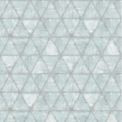 Papier peint Triangles gris - HEXAGONE - Ugepa - L61709
