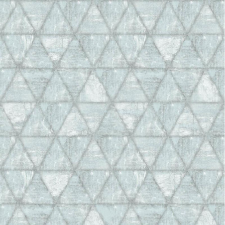 Papier peint Triangles gris - HEXAGONE - Ugepa - L61709