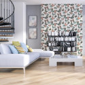 Papier peint Papillons bleu et rose - FAUX SEMBLANT - Ugepa - L137-03
