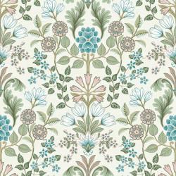 Papier peint Floral vert et rose - ESCAPADE - Ugepa - A41401