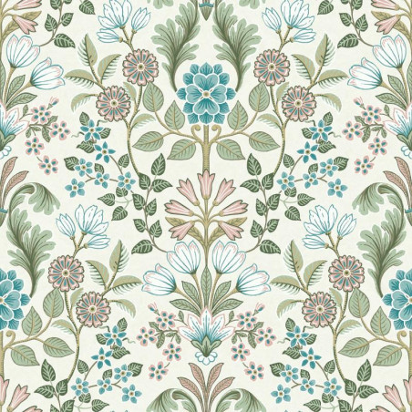Papier peint Floral vert et rose - ESCAPADE - Ugepa - A41401