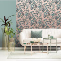 Papier peint Tropical vert et rose - ESCAPADE - Ugepa - L69804