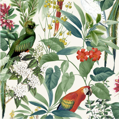 Papier peint Martinique Tropical multicolore - ESCAPADE - Ugepa - 576204-L76204