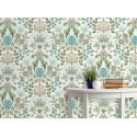 Papier peint intissé à motif Floral vert et rose - ESCAPADE Ugepa