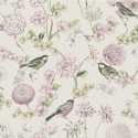 Papier peint expansé motif Fleuri et Oiseaux - Rose - Escapade Ugepa