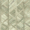 Papier peint Paille Tressée vert et beige - ESCAPADE - Ugepa - L61604