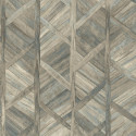  Papier peint Paille Tressée marron et gris - ESCAPADE - Ugepa - L61608