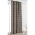 Rideau à œillets Cuzco beige et noir - Linder - 0221-19