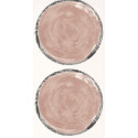Papier peint intissé motif Cercle rose nude - IDYLLE  - Casadeco