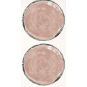 Papier peint intissé motif Cercle rose nude - IDYLLE  - Casadeco