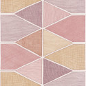 Papier peint Stella Color bordeaux et miel - NOVA - Casadeco - NOVA84158404