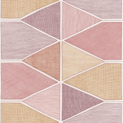 Papier peint Stella Color bordeaux et miel - NOVA - Casadeco - NOVA84158404