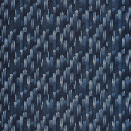 Papier peint intissé motif effet bâton de glace bleu - IDYLLE  - Casadeco