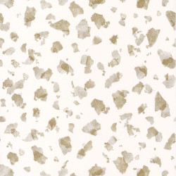 Papier peint Onyx Terrazzo argent et or - IDYLLE  - Casadeco - IDYL83862313