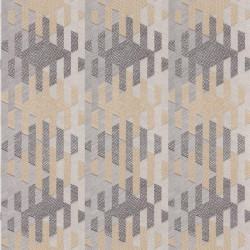 Papier peint Yana taupe et noir - NOVA - Casadeco - NOVA84161403
