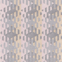 Papier peint Yana gris et parme - NOVA - Casadeco - NOVA84165212