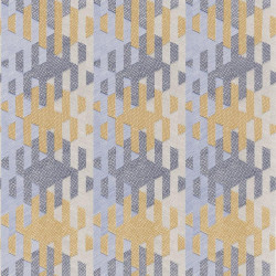 Papier peint Yana jaune et bleu - NOVA - Casadeco - NOVA84166414