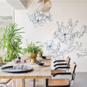 Panoramique Bloom bleu nuit - Collection IDYLLE - CASADECO