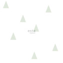 Papier peint Petits Triangles vert menthe - LITTLE BANDITS - Esta Home - 128868