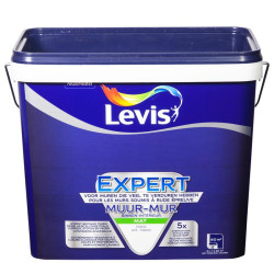 Peinture intérieure spéciale mur "EXPERT" blanc mat - 5 L - LEVIS