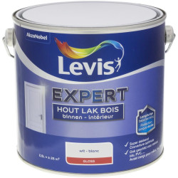 Peinture laque intérieure spéciale bois "EXPERT" blanc brillant - LEVIS