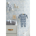 Papier peint Graphique 3D bleu clair - LITTLE BANDITS - Esta Home - 138912