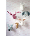 Papier peint enfant Nuages rose clair et blanc - Little Bandits - ESTA HOME
