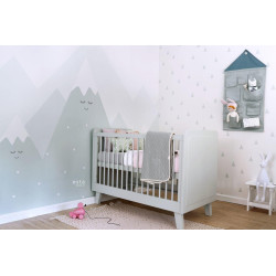 Papier peint Montagnes vert menthe - LITTLE BANDITS - Esta Home - 158839