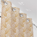 Rideau à œillets Ardeco jaune moutarde et beige chiné - Linder - 0986-35
