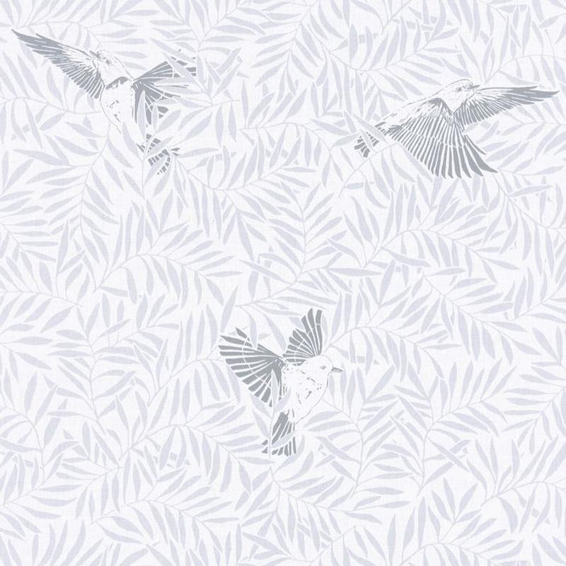 Papier peint Birdy gris - SUNNY DAY - Caselio - SNY100239000