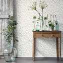 Papier peint Poppy bleu or - SUNNY DAY - Caselio - SNY100256032