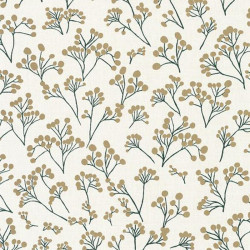Papier peint Poppy vert et or - SUNNY DAY - Caselio - SNY100257130