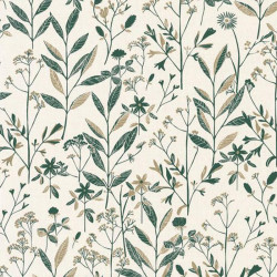 Papier peint Laura vert or - SUNNY DAY - Caselio - SNY100267103