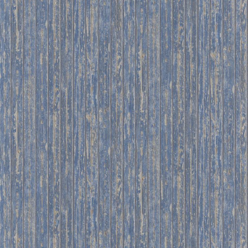 Papier peint intissé BORDAGE bleu - Collection RIVAGE - CASADECO