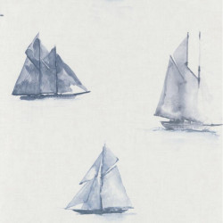 Papier peint Fregate bleu - RIVAGE - Casadeco - RIVG 84016313