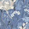 Papier peint intissé JANE bleu - Collection OXFORD - Casadeco