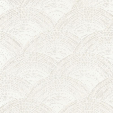 Papier peint intissé walter irisé beige - Collection OXFORD - Casadeco