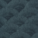 Papier peint intissé walter irisé turquoise - Collection OXFORD - Casadeco