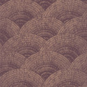 Papier peint intissé walter bordeaux rose gold - Collection OXFORD - Casadeco